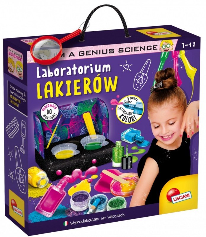 Laboratorium naukowe lakierów do paznokci dla dziewczynek I'm A Genius I